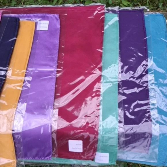 Platinum Noble Silk Pocket Square Colorful 11 Pcs Bundle